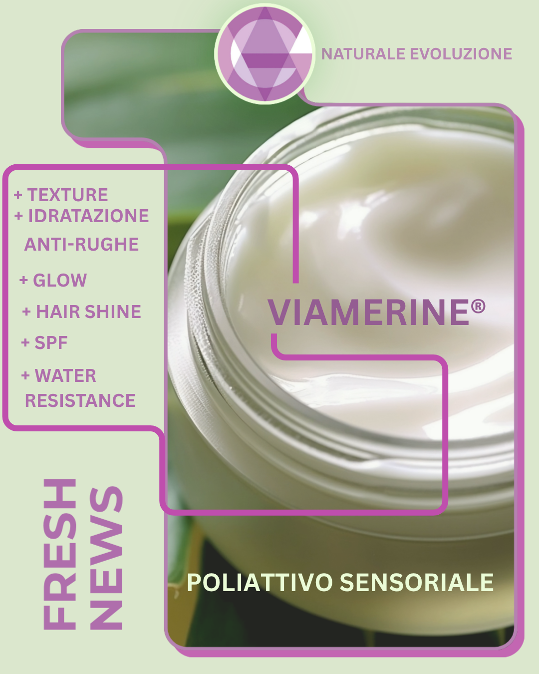 VIAMERINE®: L'ALTERNATIVA VEGETALE MULTIFUNZIONE CHE ESALTA LA SENSORIALITA' DELLA TEXTURE MIGLIORANDO EFFICACIA ED ESPERIENZA D'USO.
